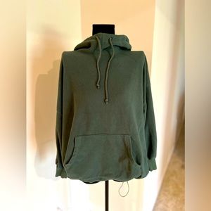 Women’s - Old Navy Fleece Green Hoodie